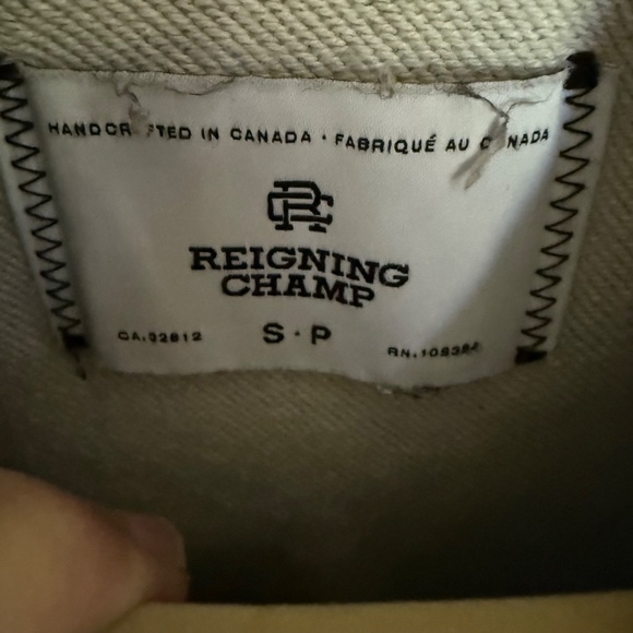 Reigning Champ Midweight Terry Hoodie Sweatshirt Size Small Heather Gray - Picture 9 of 11